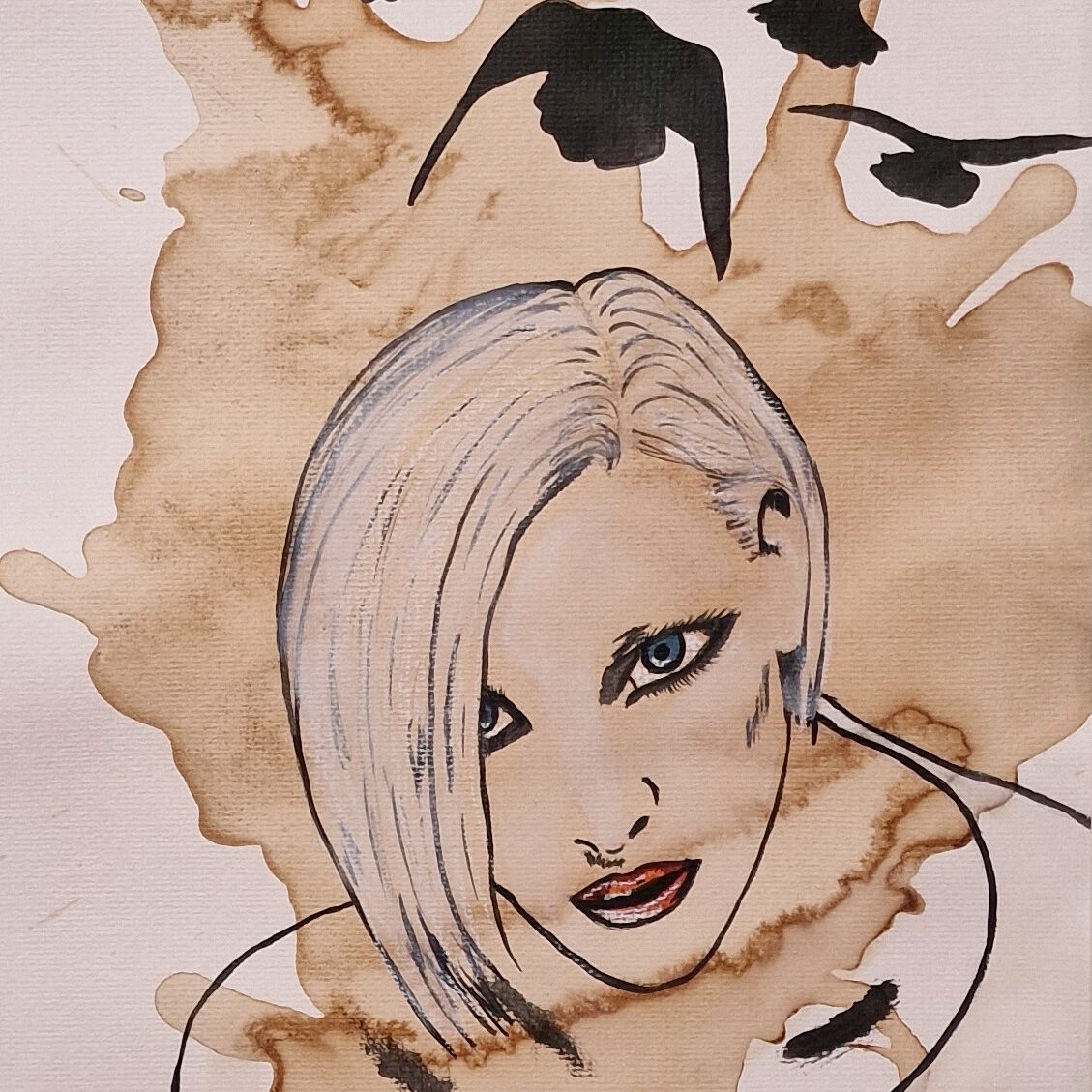 Verwandlungen, 2026, Mischtechnik, 42x29,7 cm